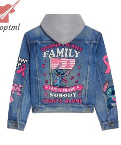 stitch ohana means family means hooded denim jacket 3 H6tih