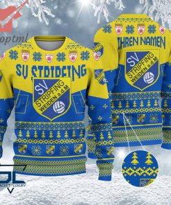 SV Stripfing Custom Name Ugly Christmas Sweater