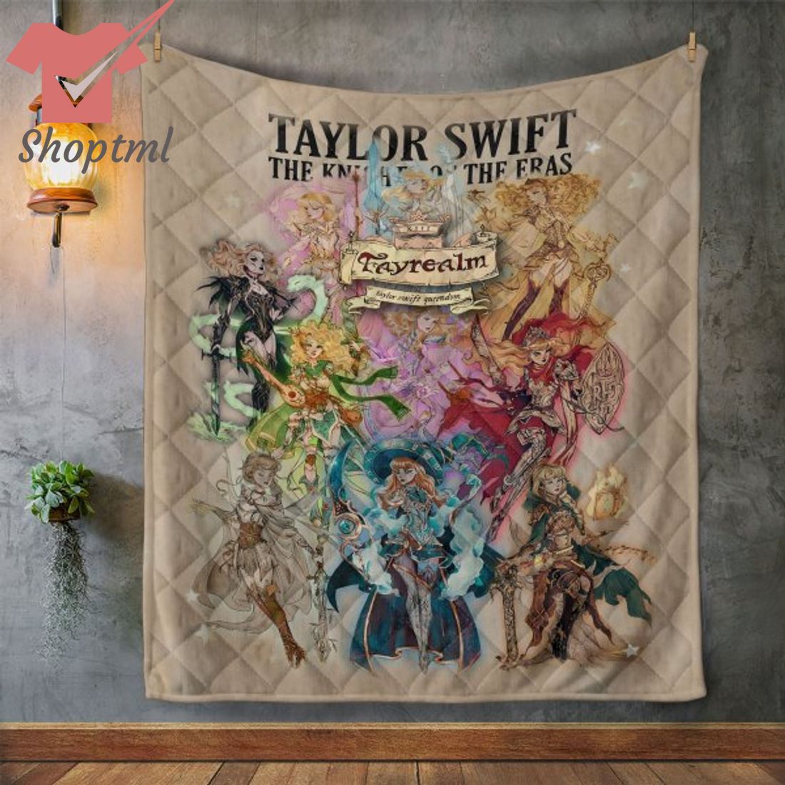 Taylor Swift Tayrealm Quilt Blanket