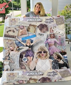 Taylor Swift Wonderland Quilt Blanket