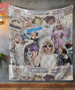 Taylor Swift Wonderland Quilt Blanket