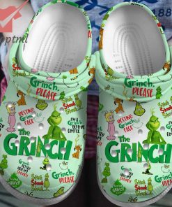 The Grinch Cartoon Crocs Crocband Clogs