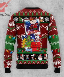 the peanuts snoopy a charlie brown ugly christmas sweater 3 4klno