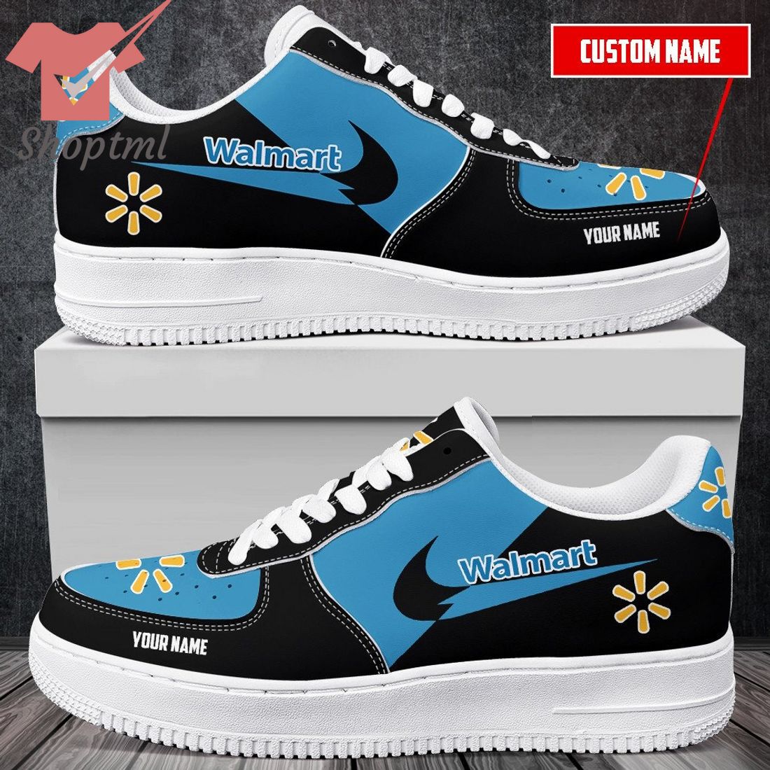 Walmart Custom Name Nike Air Force One Shoes