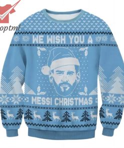 We Wish You A Messi Christmas Ugly Sweater