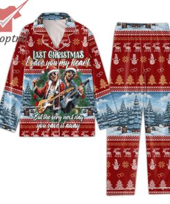 Wham Last Christmas I Gave You My Heart Christmas Pajamas Set