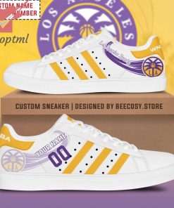 WNBA Los Angeles Sparks Personalized Stan Smith Adidas Trainers