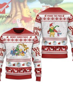 WWinnie the Pooh and Christmas Too Ugly Christmas Sweater
