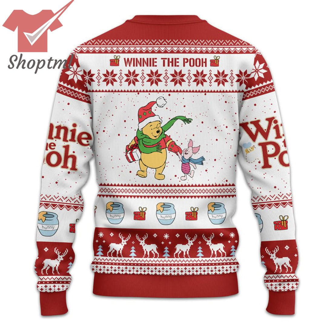 WWinnie the Pooh and Christmas Too Ugly Christmas Sweater