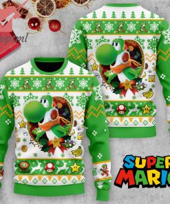 Yoshi Super Mario Ugly Christmas Sweater