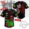Alice In Chains Wish You A Grunge Christmas Custom Name Number Baseball Jersey