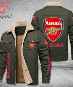 Arsenal Winter Cargo Jacket Fur Collar Fleece