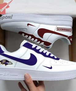 Baltimore Ravens x Washington Commanders Air Force Custom Nike Air Force Sneaker