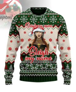 Beyoncé Sleigh My Name Ugly Christmas Sweater