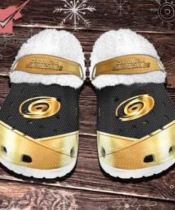 Carolina Hurricanes NHL Fleece Crocs Clogs Shoes
