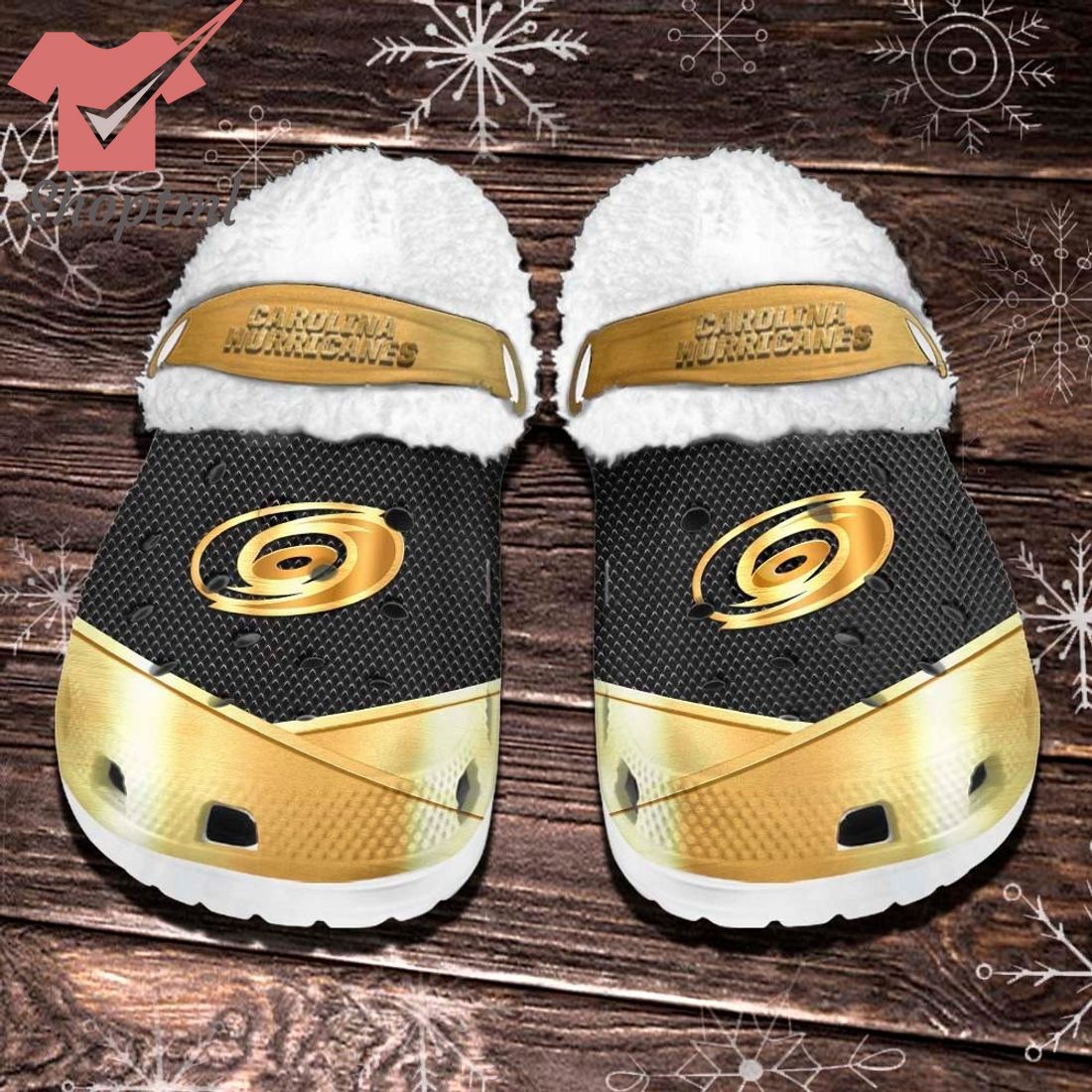 Carolina Hurricanes NHL Fleece Crocs Clogs Shoes