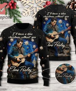 Elvis Presley I’ll Have A Blue Ugly Christmas Sweater