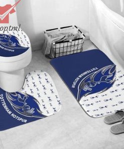 EPL Tottenham Hotspur Shower Curtain Set Rug Toilet