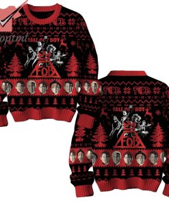 FOB Fall Out Boy Rock Band Ugly Christmas Sweater