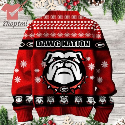 Georgia Bulldogs Grinch Dawg Nation Ugly Christmas Sweater