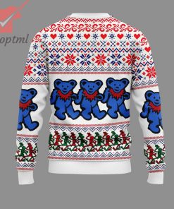 grateful dead skull and roses to all ugly christmas sweater 3 D09hW