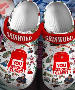 Griswold Af You Serious Clark Christmas Crocs Clog Shoes