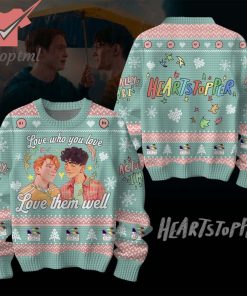 Heartstopper Love Who You Love Them Well Ugly Christmas Sweater