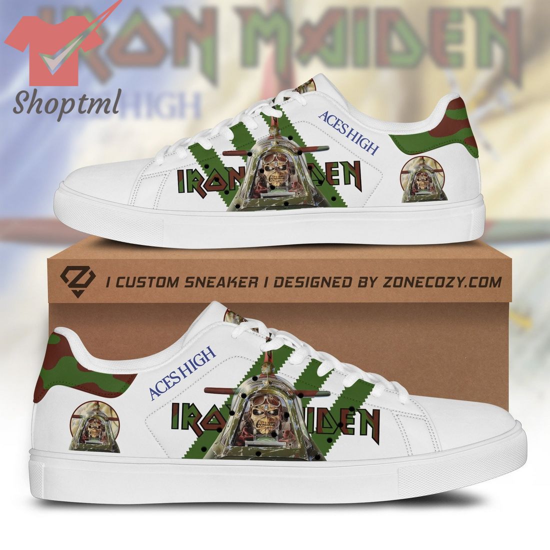 Iron Maiden aces high stan smith adidas shoes