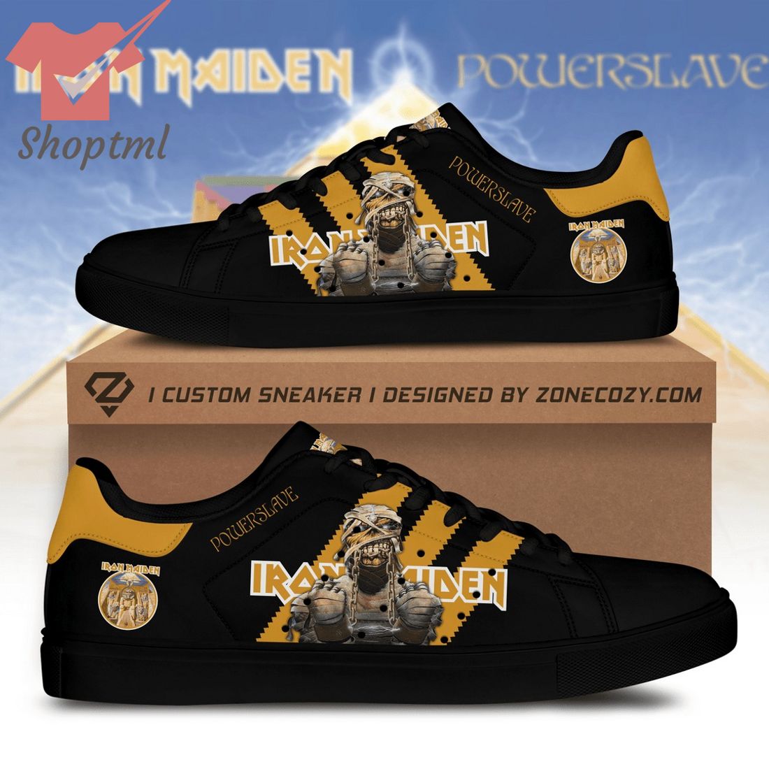 Iron Maiden powerslave stan smith adidas shoes