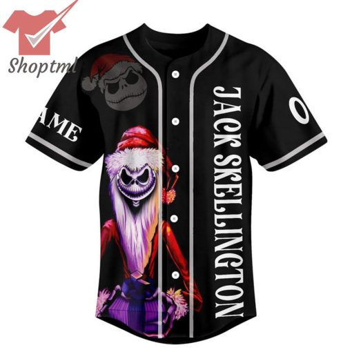 Jack Skellington This Is As Jolly As I Get Custom Name Number Baseball Jersey