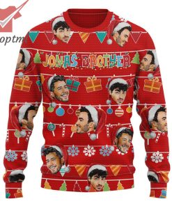jonas brothers santa hat do it like that ugly christmas sweater 4 2sQzH