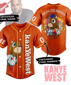 Kanye West The College Dropout Custom Name Number Baseball Jersey