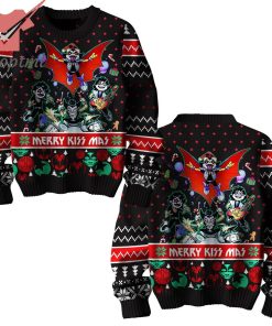Kiss Band Merry Kiss Mas Ugly Christmas Sweater
