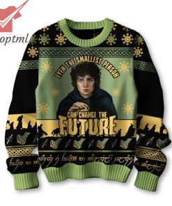 LOTR Even The Smallest Person Can Change The Future Ugly Christmas Sweater