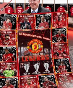 Manchester United Legends Fleece Blanket