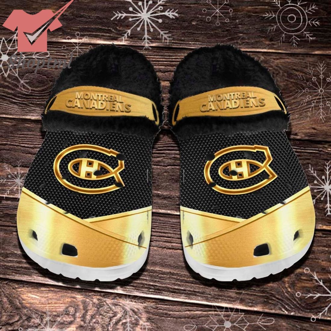 Montreal Canadiens NHL Fleece Crocs Clogs Shoes