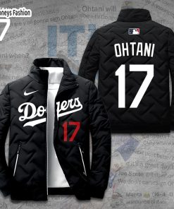 Los Angeles Dodgers x Shohei Ohtani 17 Black 2D Paddle Jacket