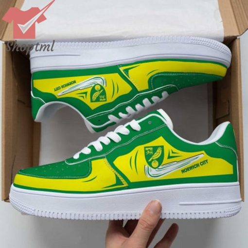 Norwich City EFL Championship Nike Air Force 1 Sneakers