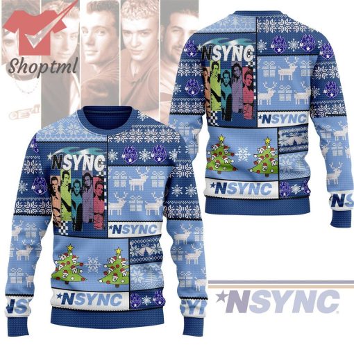 NSYNC Band Ugly Christmas Sweater