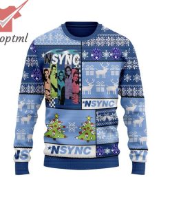 NSYNC Home For Christmas Ugly Christmas Sweater