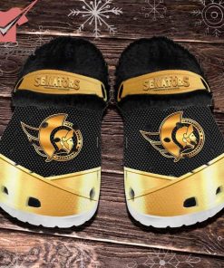 ottawa senators nhl fleece crocs clogs shoes 2 8B9hU
