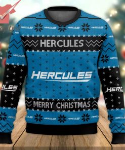 Power Tools Hercules Merry Christmas Ugly Sweater