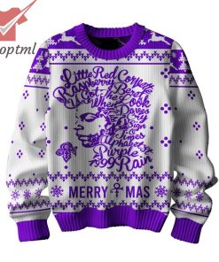 Prince Little Red Corvette Ugly Christmas Sweater
