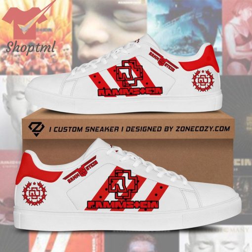 Rammstein band red ver 2 stan smith adidas shoes