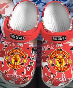 Red Devils Manchester United Crocs Clog Shoes