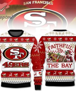 San Francisco 49ers Faithful To The Bay Ugly Christmas Sweater