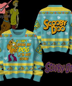 Scooby Doo If I Can’t Bring My Dog Ugly Christmas Sweater