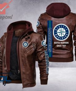 Seattle Mariners MLB Luxury Leather Jacket