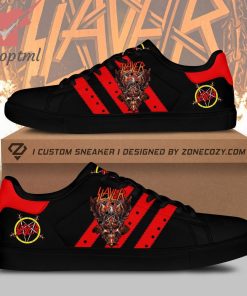 Slayer band red ver 3 stan smith adidas shoes