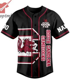 South Carolina Gamecocks Huge Cock Fan Personalized Name Number Baseball Jersey